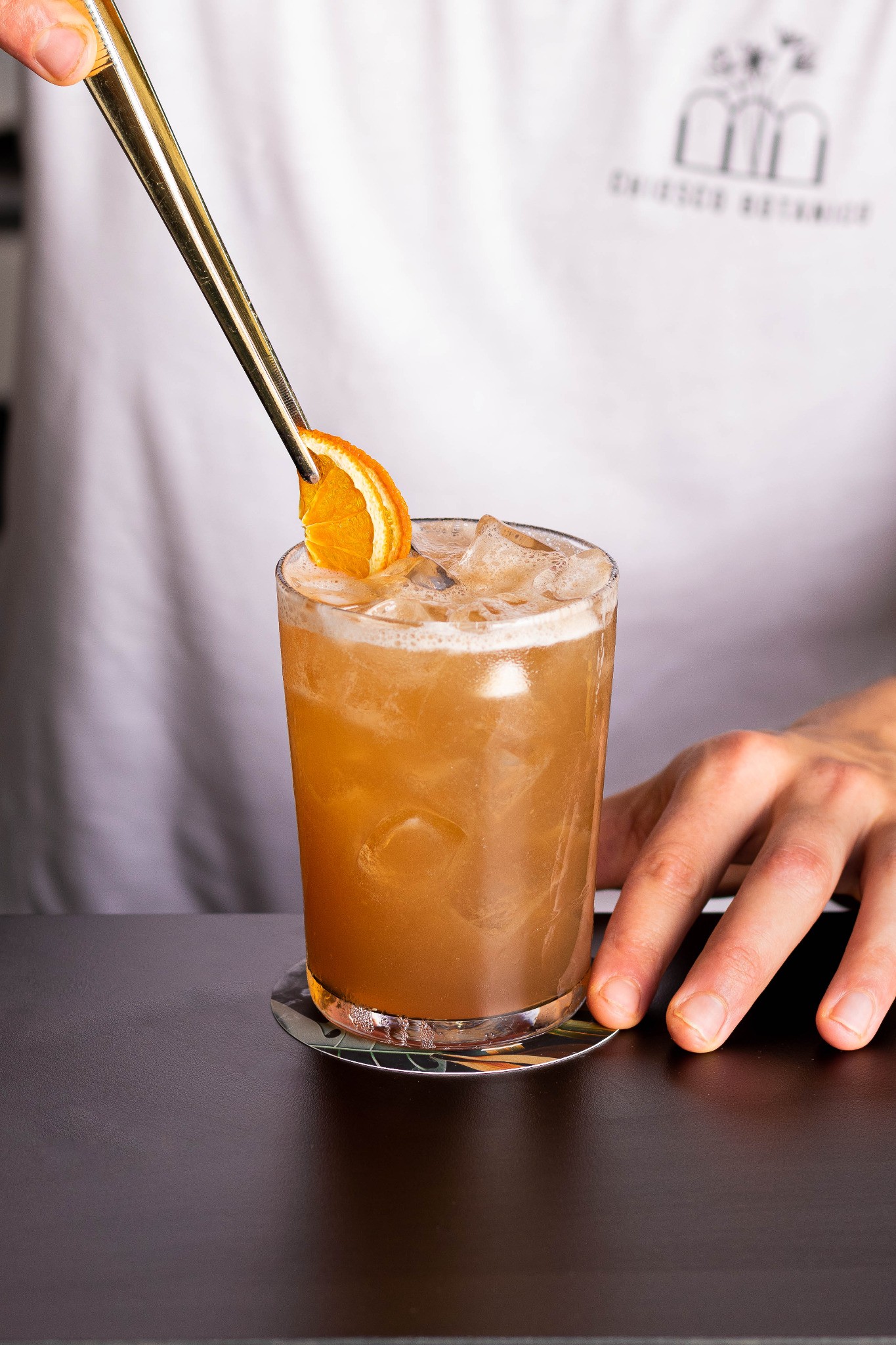 Cocktail preparato al Chiosco Botanico